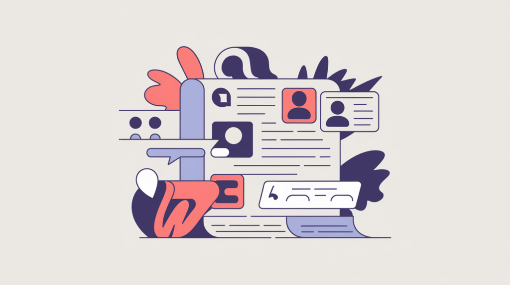 Abstract illustration of entity tokens highlighted and counted across a page's full cleaned content, in RankGear indigo and coral.
