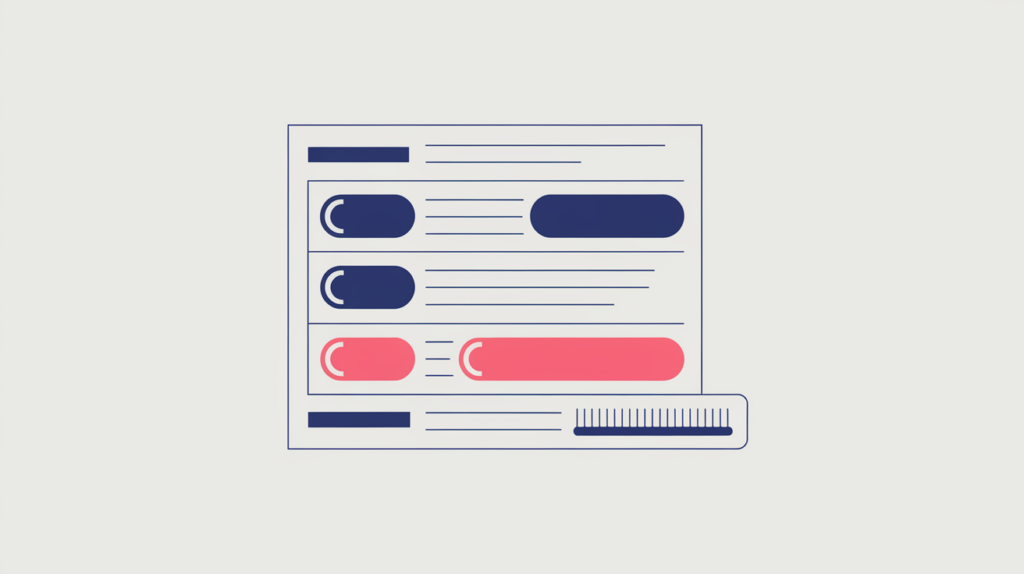 Abstract illustration of an exact phrase highlighted and counted across body text, in RankGear indigo and coral.