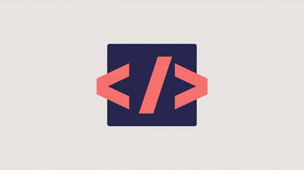 Abstract illustration of inline CSS inside a style element being weighed in kilobytes, in RankGear indigo and coral.