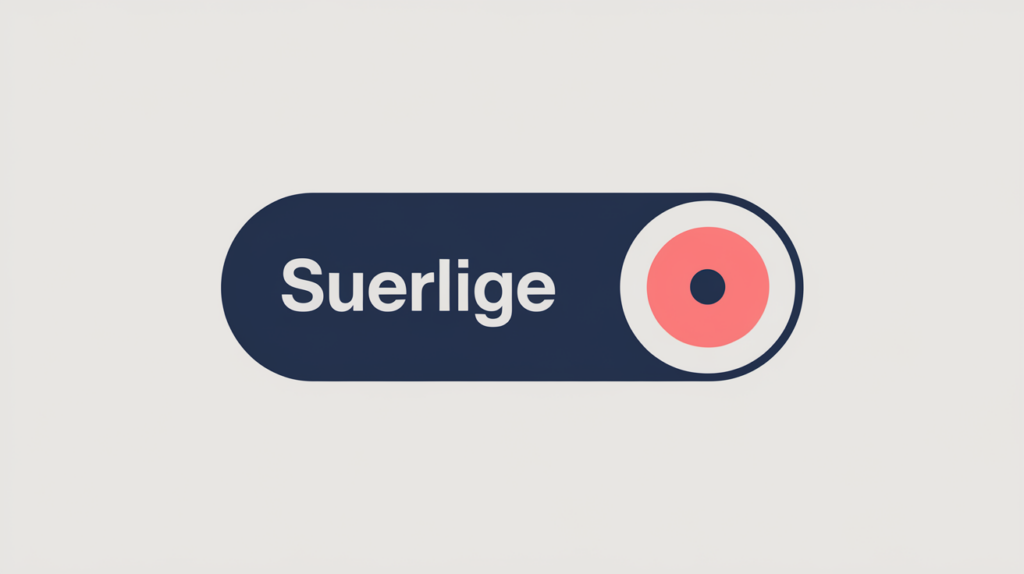 Abstract illustration of a title word matched as a highlighted pill with a binary on-toggle, in RankGear indigo and coral.